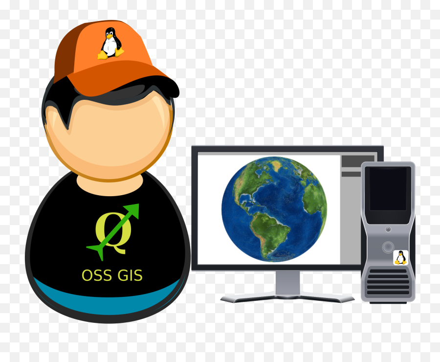 Gis User - Openclipart Gis Rs Computer Icon Png,Desktop Computer Icon Png