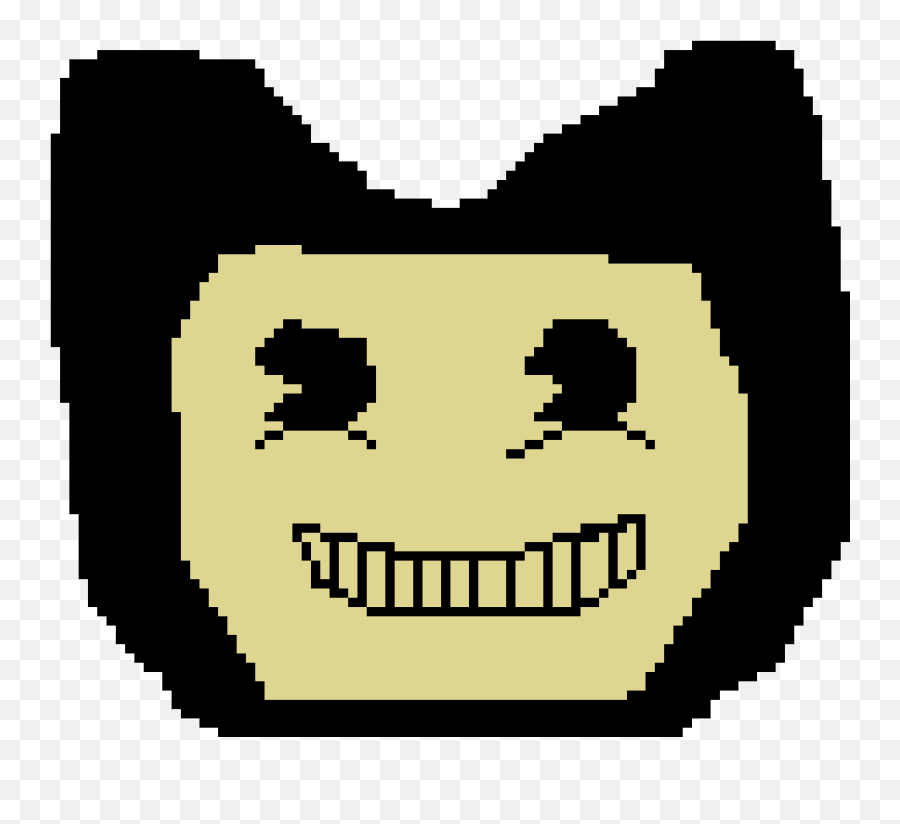 Pixilart - Bendyu0027s Face By Lizziebear101 Happy Png,Bendy And The Ink Machine Icon