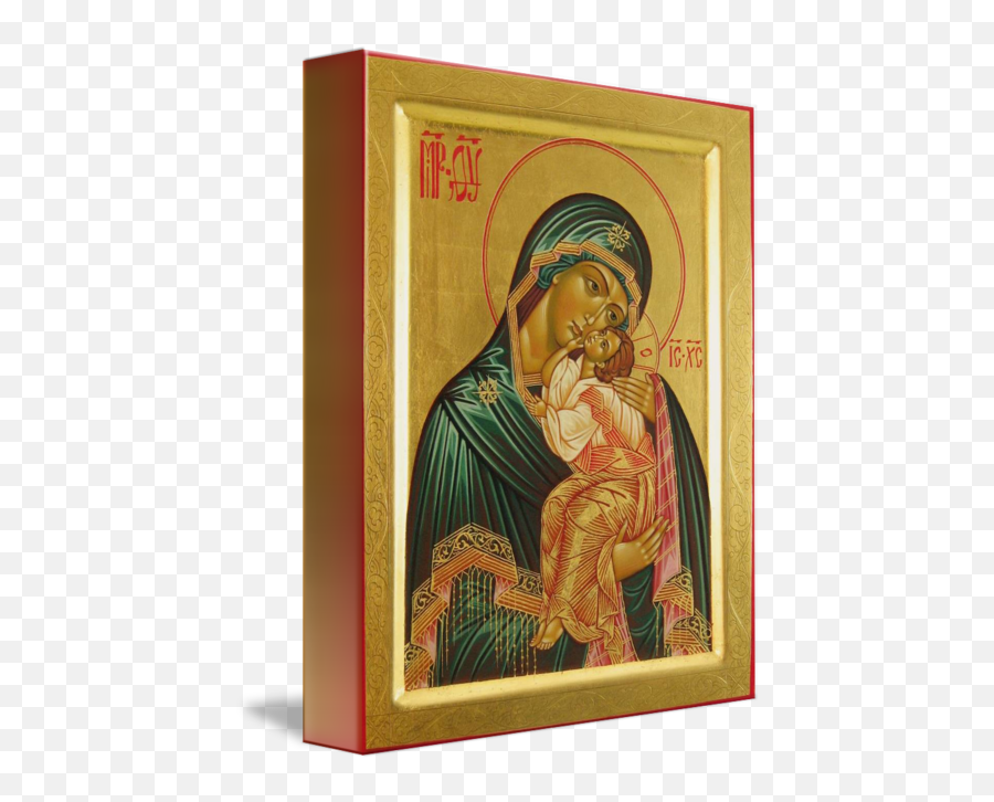 Mother Of God Tenderness By Alexander Schelechow - Prophet Png,Mother Of God Icon