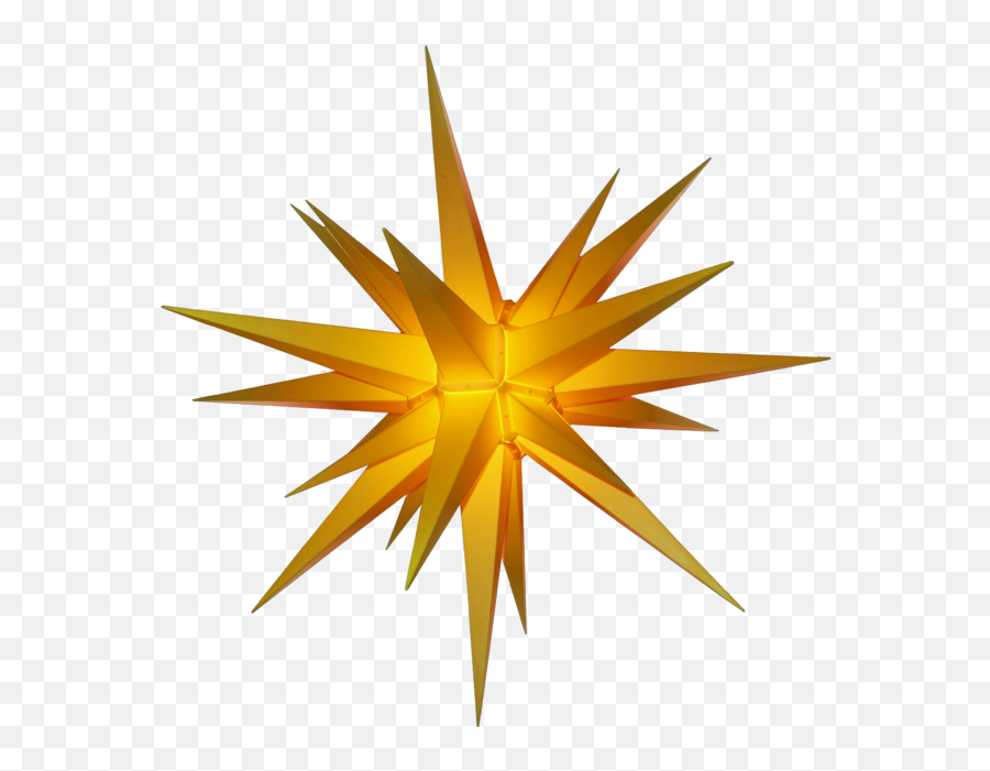 3d Illuminated Star Light Yellow - Craft Png,3d Star Png