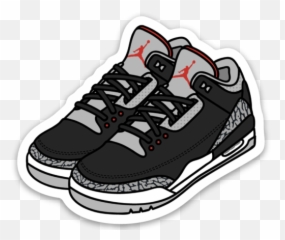 Air Jordan 3 Sticker In 2020 - Transparent Air Jordan Png,Jordans Png