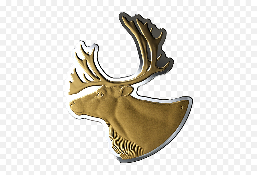 Pure Silver Coin - Real Shapes The Caribou Mintage 1200 Coin Png,Caribou Png