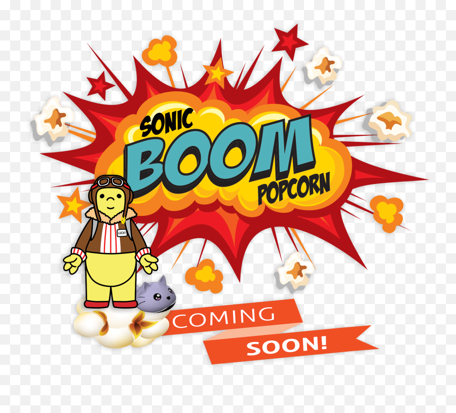 Sonic Equipment Company Boom Popcorn - Explosion Boom Png,Sonic & Knuckles Logo