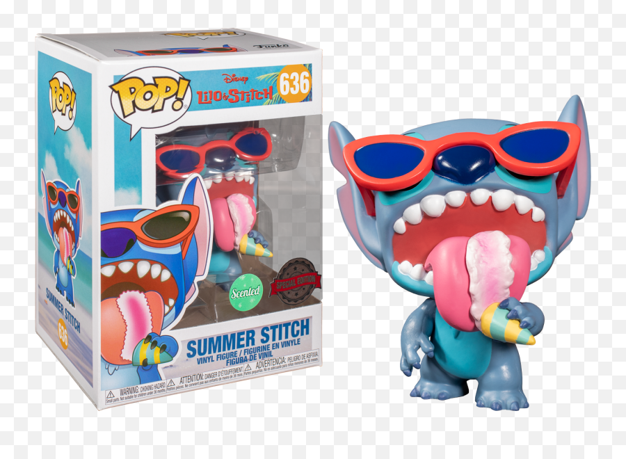 Funko Pop Lilo U0026 Stitch - Summer Stitch Scented 636 Summer Stitch Pop Png,Stich Png