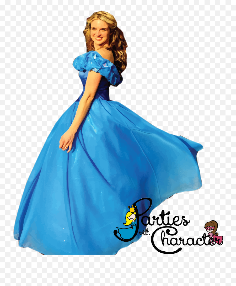 Cinderellacutoutlogo - 01 Parties With Character Gown Png,Cinderella Logo