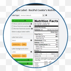 Nutrition Facts Label Png - Nutrition Labeling Thatu0027s Fun Facts