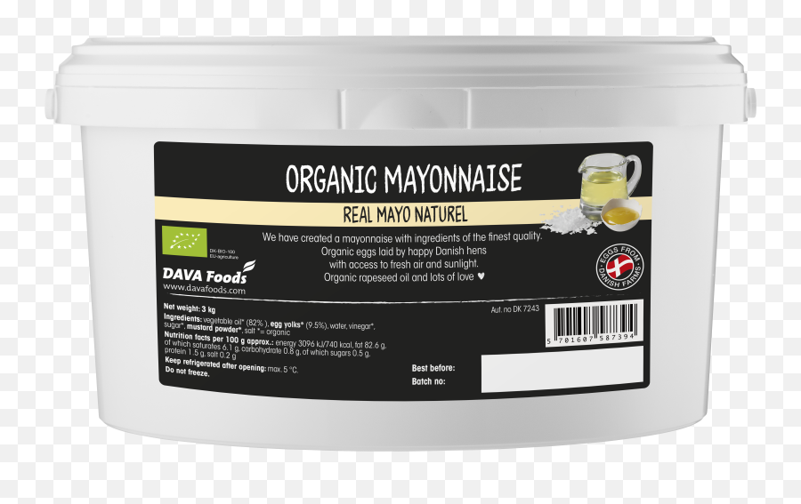 Real Organic Mayonnaise 3 Kg - Pet Vitamins Supplements Png,Mayonnaise Png