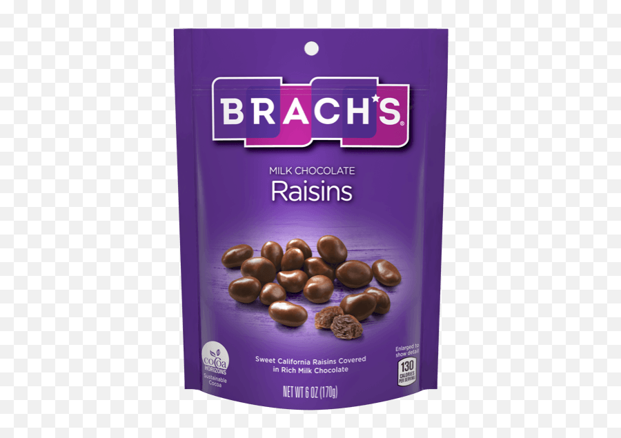 Milk Chocolate Covered Raisins Brachu0027s Candy - Bridge Mix Candy Png,Chocolate Transparent