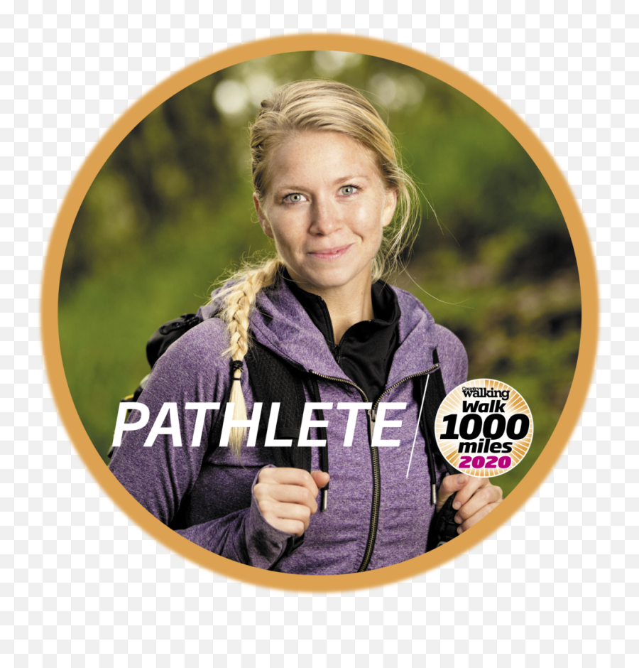 Add A Walk1000miles Frame To Your Facebook Profile Pic - Girl Png,Girl Walking Png
