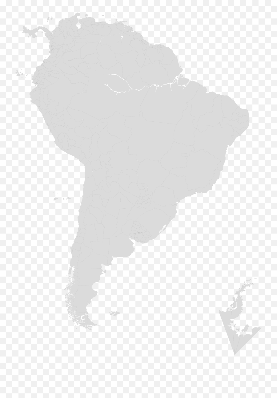 Transparent South America - South America Map Svg Png,South America Png