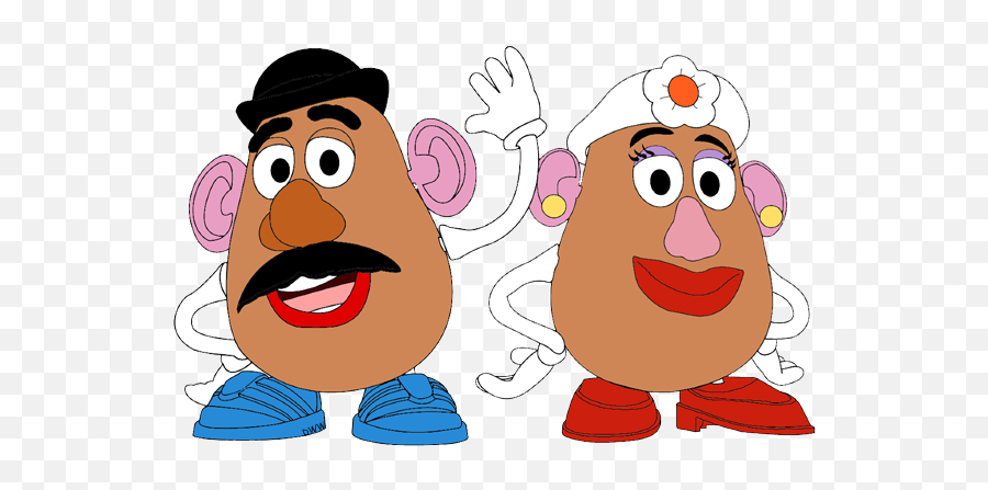 Toy Story Characters Clipart - Mr And Mrs Potato Head Drawing Png,Toy Story Transparent