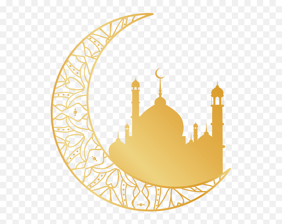 Download Religion Islam Golden Moon - Transparent Ramadan Moon Png,Islam Transparent