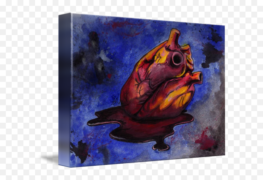 Bloody Heart - Modern Art Png,Bloody Heart Png