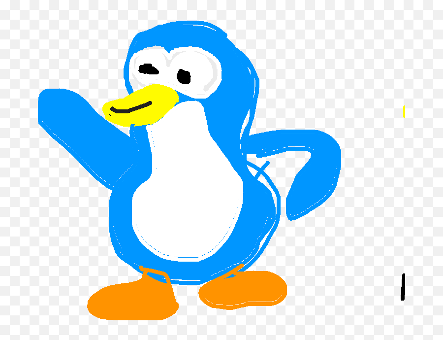Club Penguin Drawing Free Download - Penguin Png,Club Penguin Png
