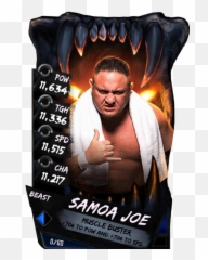 Samoa Joe - Wwe Supercard Season 2 Debut Wwe Supercard Charlotte Flair Wwe Supercard Png,Samoa Joe Png
