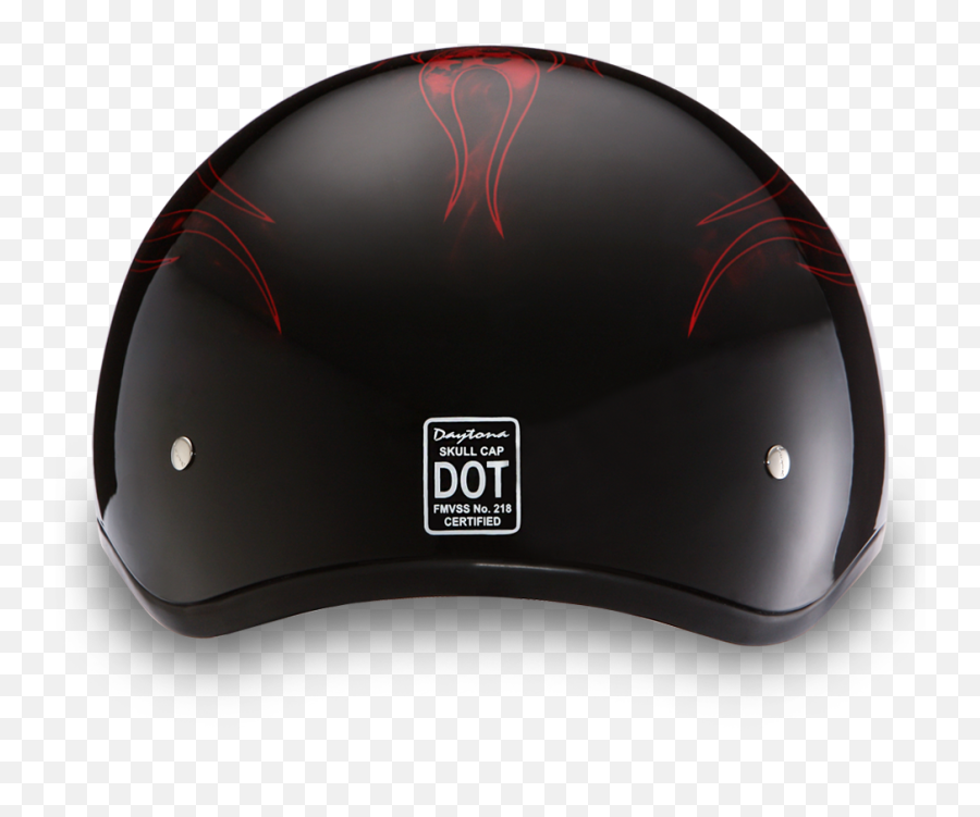 Download Hd Details About Low Profile Dot Daytona Red Skull - Motorcycle Helmet Png,Red Skull Png