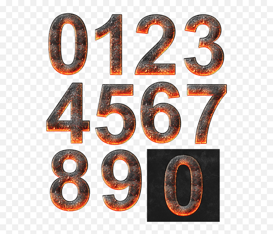 Numbers Lava Digit - Free Image On Pixabay Lava Numbers Png,Lava Png