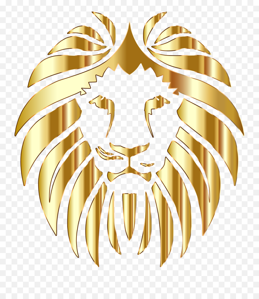 Download Hd Lion Clipart Golden - Transparent Golden Lion Logo Png,Lion Clipart Png