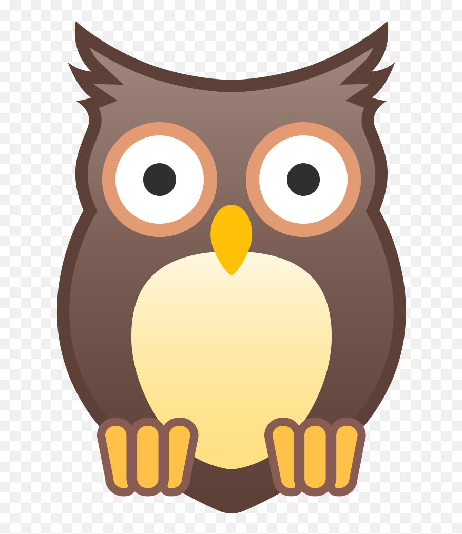 Owl Icon - Transparent Owl Emoji Png,Owls Png