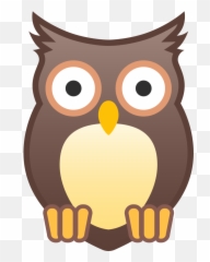Owl Icon - Transparent Owl Emoji Png,Owls Png