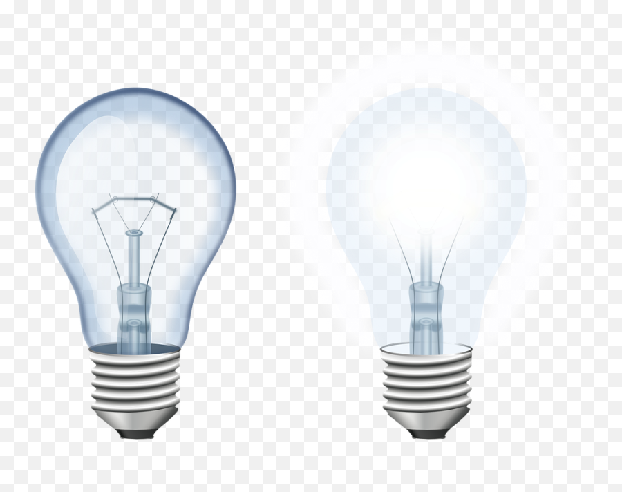 Light Bulb Electric - Light Bulb On And Off Png,Idea Light Bulb Png