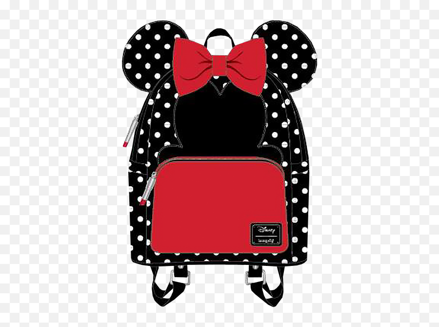Minnie Mouse Black U0026 White Polka Dot Mini Backpack By Loungefly - Gratis Imagenes Para Scrapbook Png,White Polka Dots Png