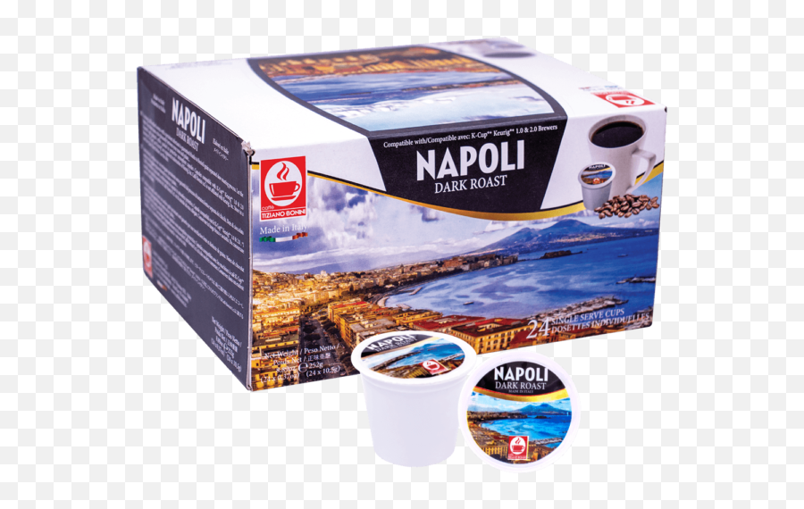 Caffe Tiziano Bonini Napoli Keurig K - Cup Compatible Box Of 24 Pods Milk Png,Keurig Png