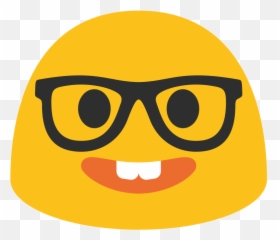 Nerd Face Emoji - Nerd Emoji Transparent Png,Nerd Emoji Png