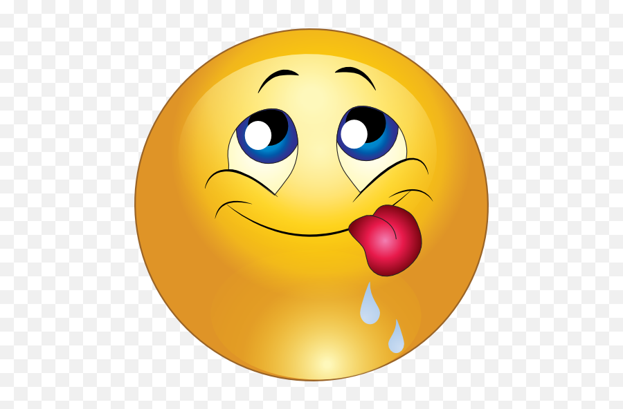 Delicious Smiley Emoticon Clipart - Delicious Smiley Face Png,Happy Face Emoji Png