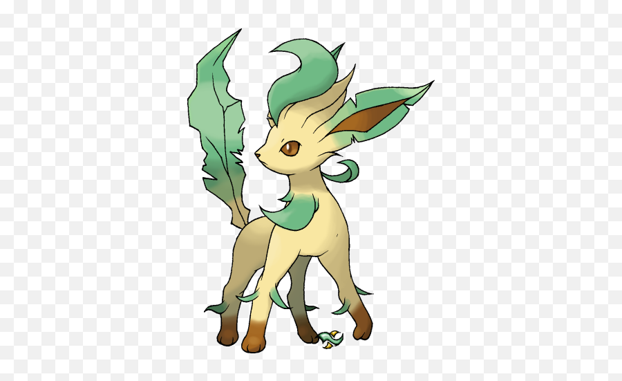 Pokemon Eevee Teams Cool - Leafeon And The Black Knight Png,Leafeon Png