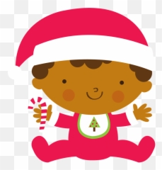 Black Boy 1st Christmas Round Ornament - Natal Cute Png,Natal Png