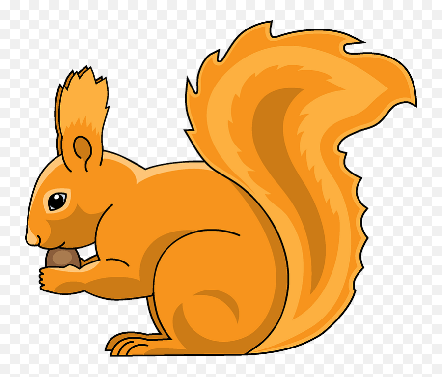 Squirrel Clipart - Squirrel Clipart Png,Squirrel Clipart Png