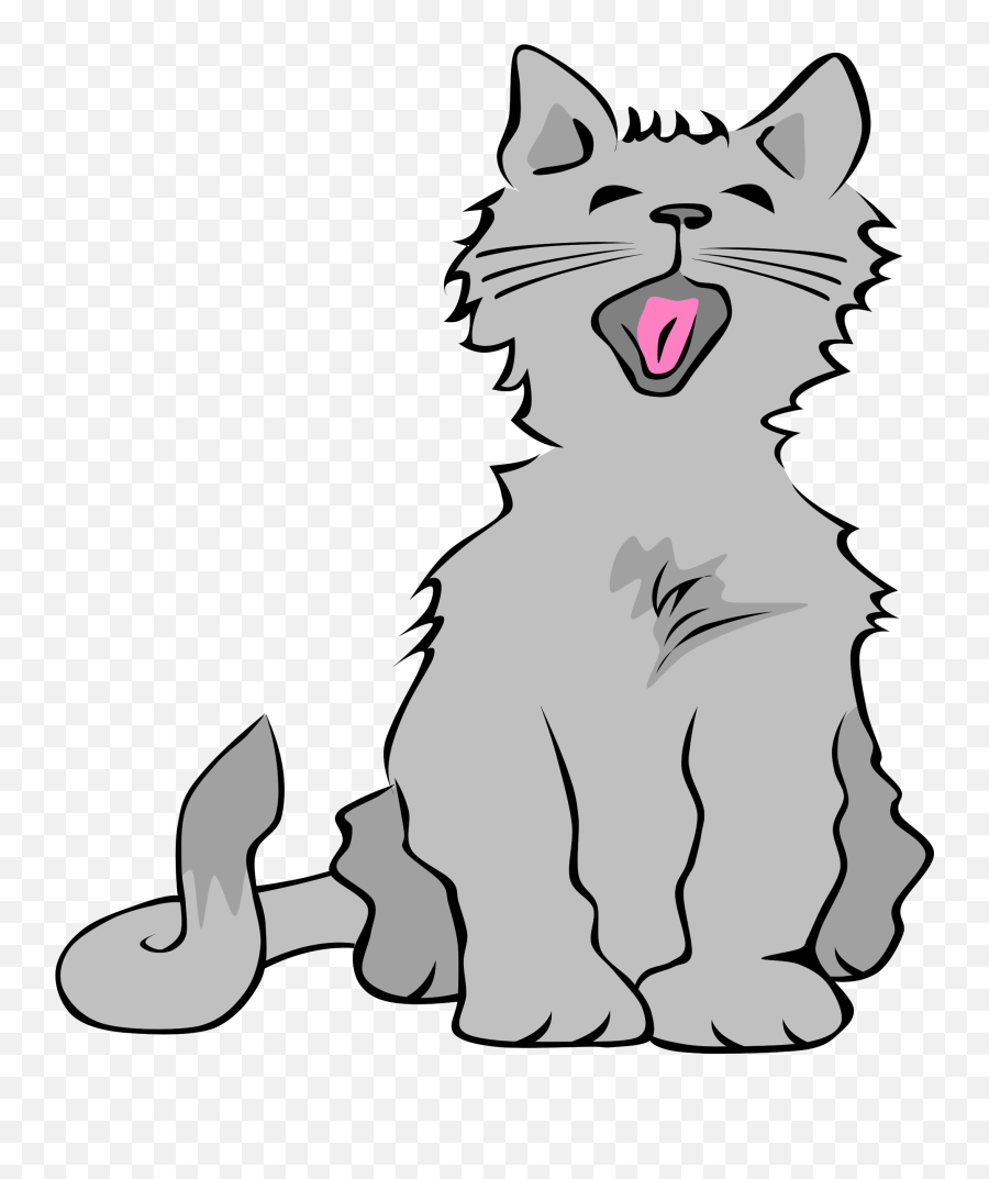 Kitten Clipart Transparent Background - Cat Drawing Transparent Background Png,Cat Clipart Transparent
