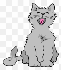 Kitten Clipart Transparent Background - Cat Drawing png