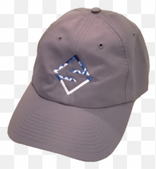 Gray Diamond Logo Hat - For Baseball png