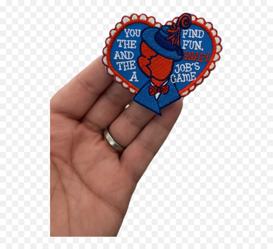 Mary Poppins Inspired Patch - Heart Png,Mary Poppins Png