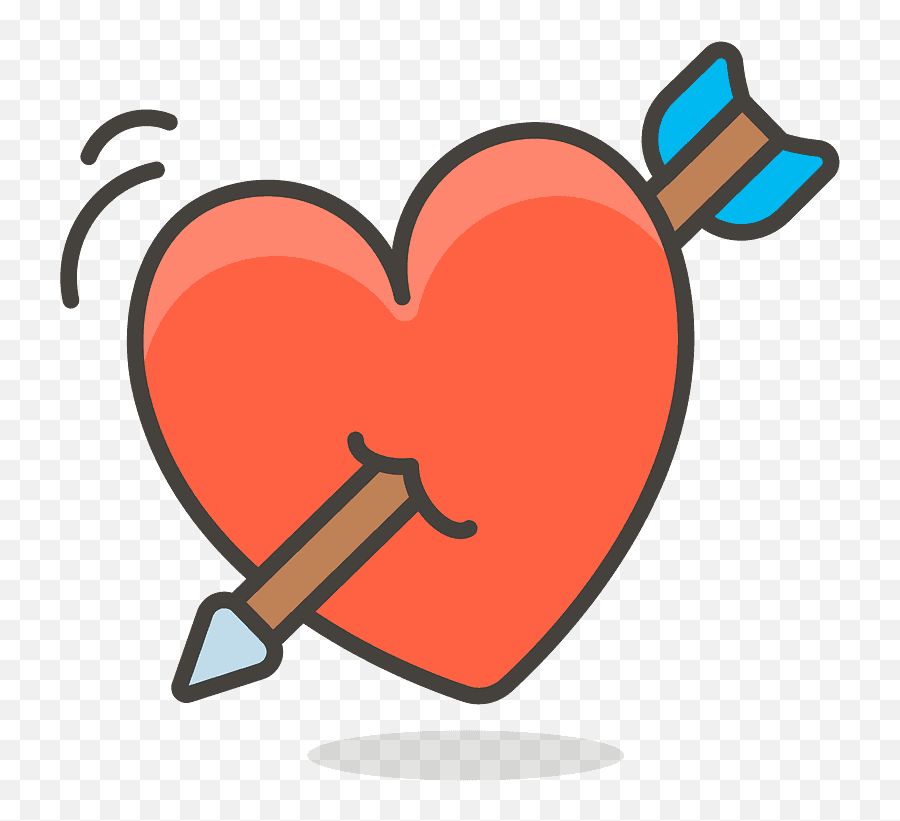 Heart With Arrow Free Icon Of 780 Vector Emoji Png
