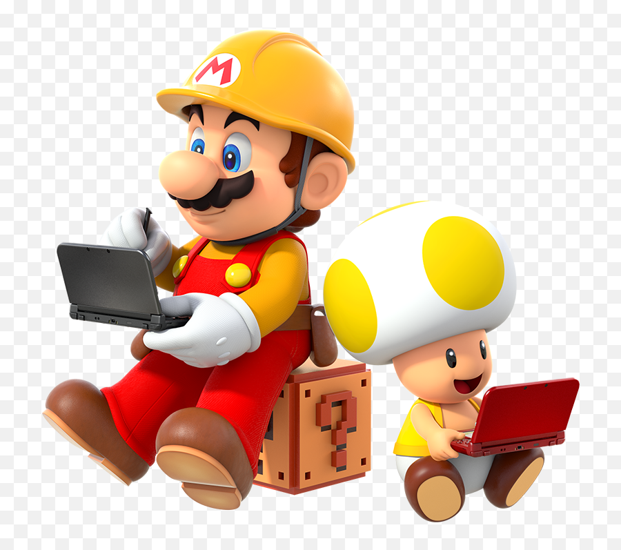 Super Mario Maker Png Image - Super Mario Maker For Nintendo 3ds Mario,Mario Maker Png