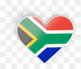 Heart Sticker - South African Flag Png,Africa Png