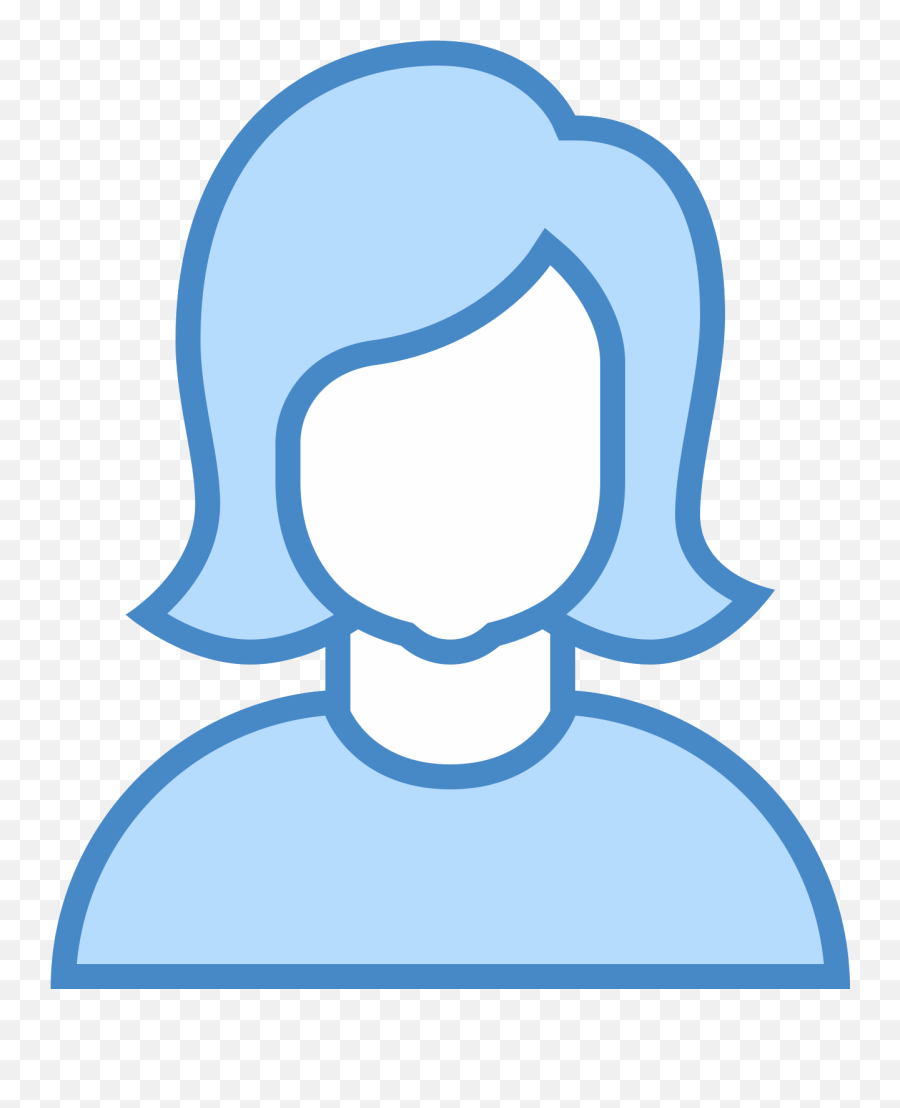 Download Persona Femenina Icon - Woman Png Icon Blue,Person Png