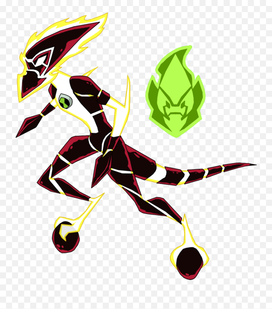 Ben 10 Alien Fusions - Ben 10 Heatblast Xlr8 Png,Ben 10 Logo