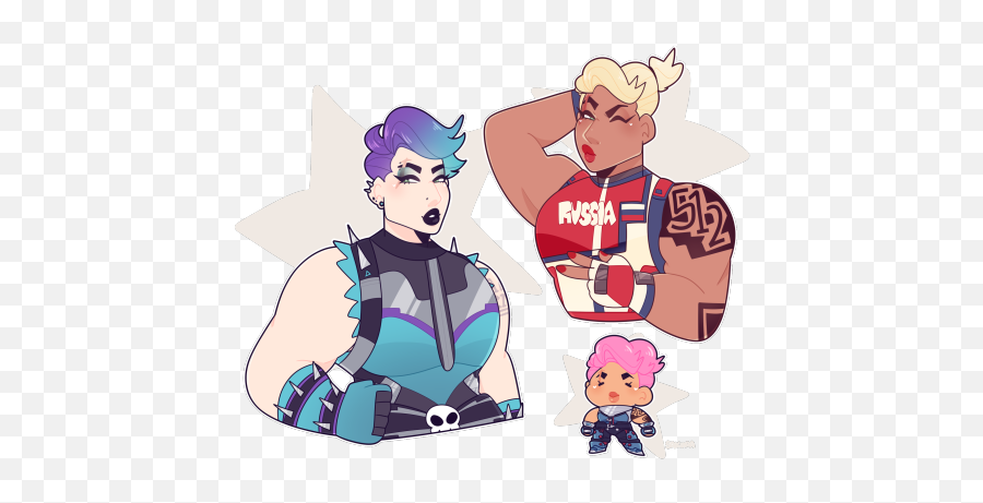 Download Overwatch Zarya - Zarya Fanart Png,Zarya Transparent