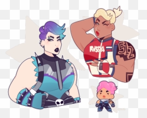 Download Overwatch Zarya - Zarya Fanart Png,Zarya Transparent
