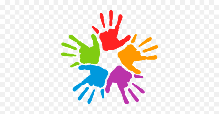 Colorful Hands Clip Art - Hands On Clipart Png,Kindergarten Png