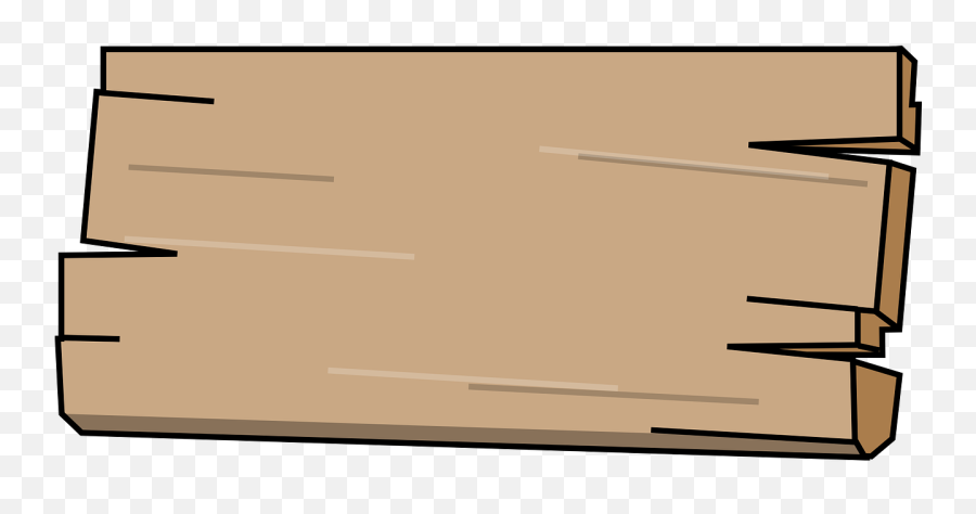 Wood Board Wooden - Cartoon Wood Plank Png,Panel Png