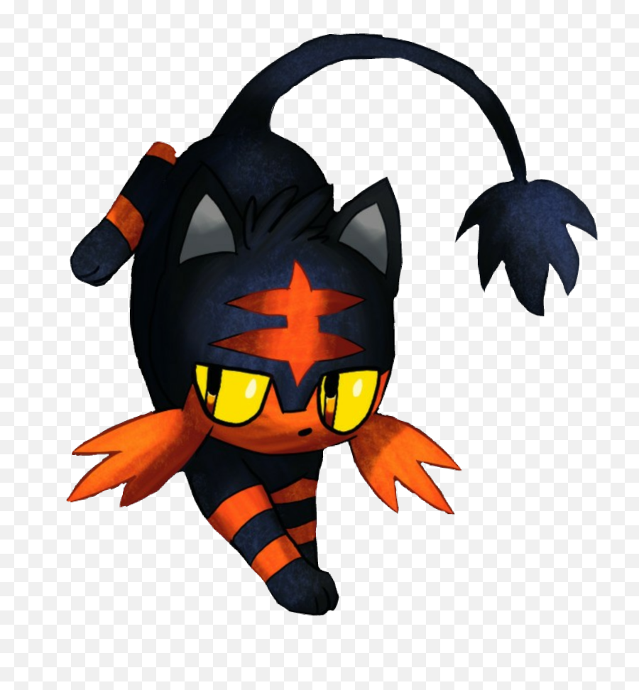 Litten Pokemon - Sticker By Itsmeerikashirai Pokemon Litten Png,Litten Png