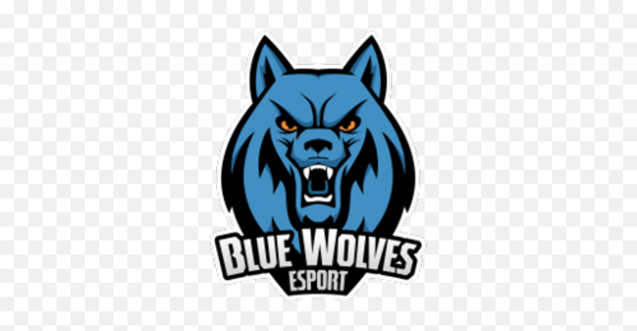 Blue Wolves Clan - Guilded Automotive Decal Png,Blue Wolf Logo
