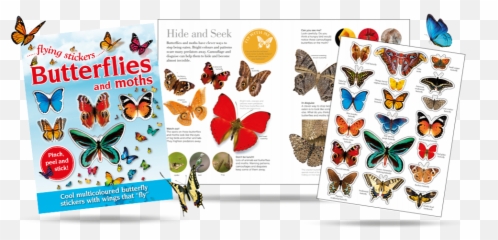 Butterflies Flying Stickers - Milkweed png