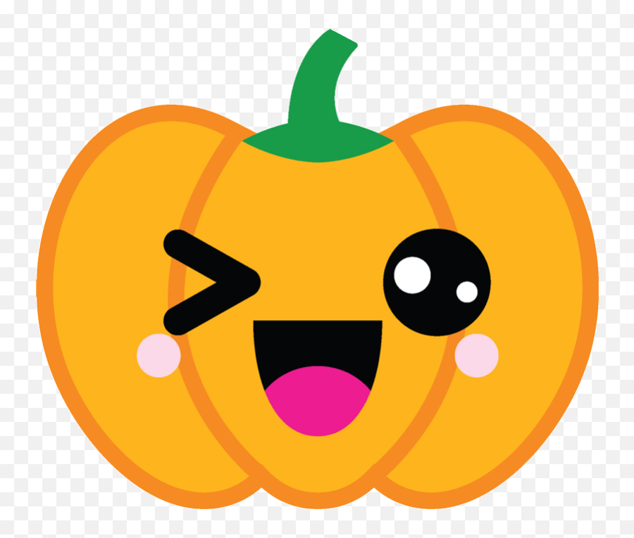 Download Calabaza Png - Cute Emoji Pumpkin Faces,Calabaza Png