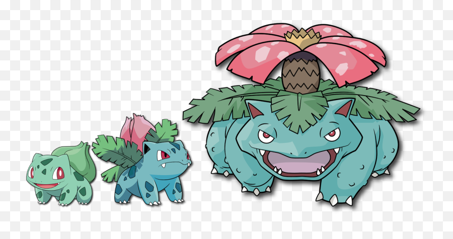 001 - Pokemon Ivysaur Png,Venusaur Png